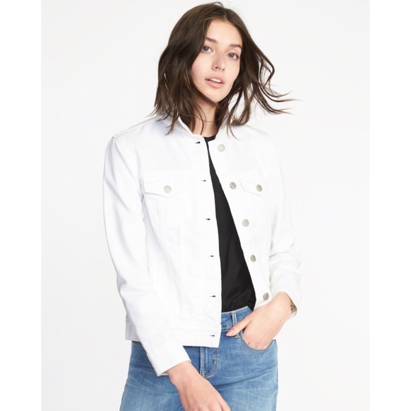 Old Navy Jackets & Blazers - NWOT “Clean-Slate White Denim Jacket”
